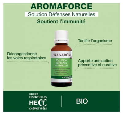 Pranarôm Aromaforce Solution Défenses Naturelles Bio 30 ml