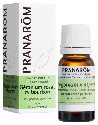Pranarôm Aceite Esencial de Geranio Bourbon (Pelargonium x graveolens) 10 ml