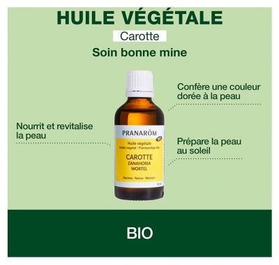 Pranarôm Huile de Macération Carotte Bio 50 ml