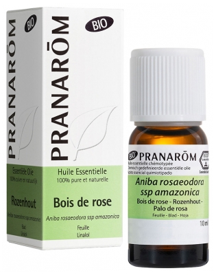 Pranarôm Bio Ätherisches Öl Rosenholz (Aniba rosaeodora ssp amazonica) 10 ml