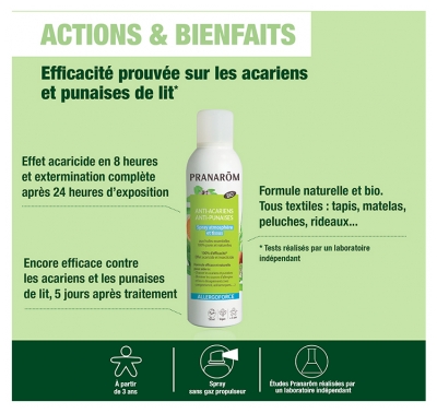 Pranarôm Allergoforce Anti-Acariens Anti-Punaises 150 ml