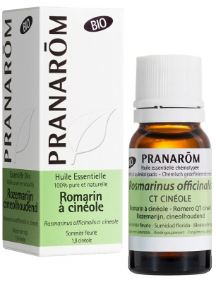 Pranarôm Bioloģiskā ēteriskā eļļa Rozmarīns ar cineolu (Rosmarinus officinalis CT cineole) 10 ml
