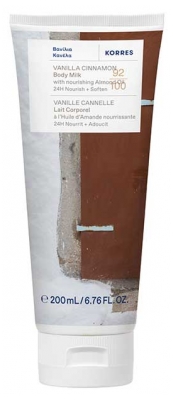 Korres Tělové Mléko Vanilka Skořice 200 ml