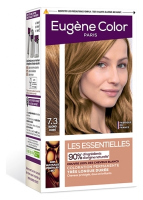 Eugene Colore - Les Essentielles Tinta per Capelli Permanente a Lunghissima Durata - Colorare: 7.3 Biondo oro
