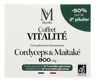 Phytalessence Vitalitātes komplekts Korditseps Bio 60 Kapsulas + Maitake Bio 60 Kapsulas