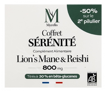 Phytalessence Coffret Sérénité Juba de Leão Bio 60 Cápsulas + Reishi Bio 60 Cápsulas