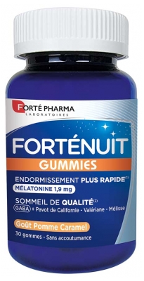 Forté Pharma Forté Nuit Gummies Mélatonine 1,9 mg 30 Gummies