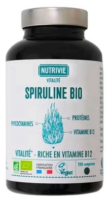 Nutrivie Ekologiška Spirulina 200 tablečių