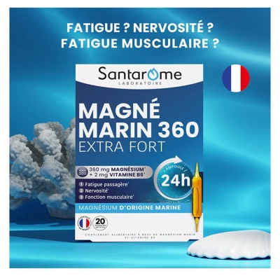 Santarome Magné Marin 360 Extra Fort 20 Ampoules