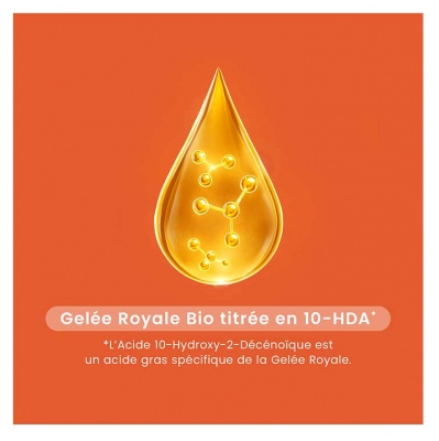 Santarome Ruche Royale Gelée Royale 4000 mg Bio 10 Ampoules
