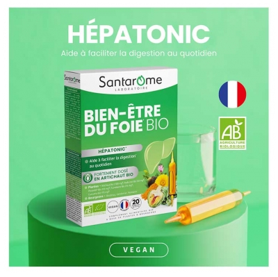 Santarome Bio Bien-Être du Foie Bio 20 Ampoules
