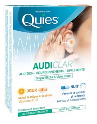 Quies AudiClar Tag & Nacht 60 Kapseln
