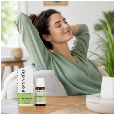 Pranarôm Sitruunaruoho Eteerinen Öljy (Cymbopogon citratus) 10 ml