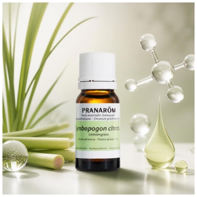 Pranarôm Sitruunaruoho Eteerinen Öljy (Cymbopogon citratus) 10 ml
