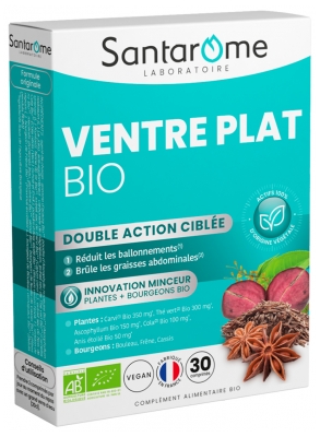 Santarome Organiczny Płaski Brzuch 30 Tabletek