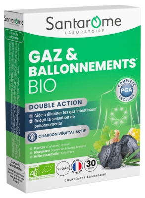 Santarome Gas & Blähungen Bio 30 Kapseln
