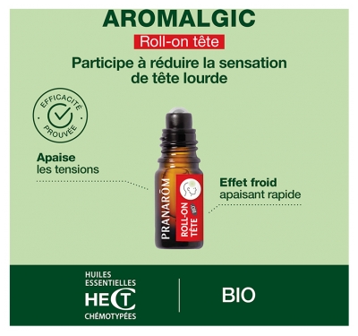 Pranarôm Aromalgic Maux de tête Roll-on 5 ml