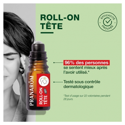 Pranarôm Aromalgic Maux de tête Roll-on 5 ml