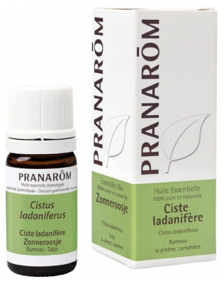 Pranarôm Aceite Esencial de Jara cv Córcega (Cistus ladaniferus) 5 ml