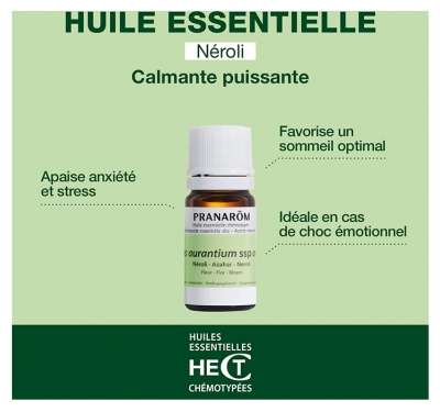 Pranarôm Huile Essentielle Néroli (Citrus aurantium ssp amara) 2 ml