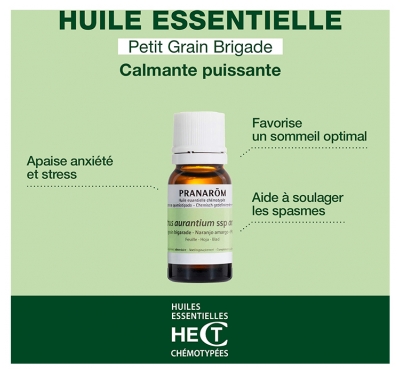 Pranarôm Huile Essentielle Petit Grain Bigarade (Citrus aurantium ssp amara) 10 ml