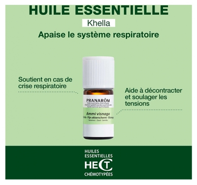 Pranarôm Huile Essentielle Khella (Ammi visnaga) 5 ml