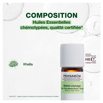 Pranarôm Huile Essentielle Khella (Ammi visnaga) 5 ml