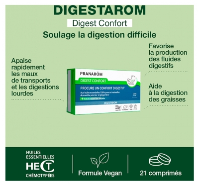 Pranarôm Digest Confort 21 Comprimés