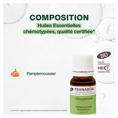 Pranarôm Huile Essentielle Pamplemoussier (Citrus paradisi) 10 ml