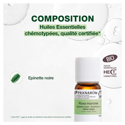 Pranarôm Huile Essentielle Epinette Noire (Picea mariana) Bio 10 ml