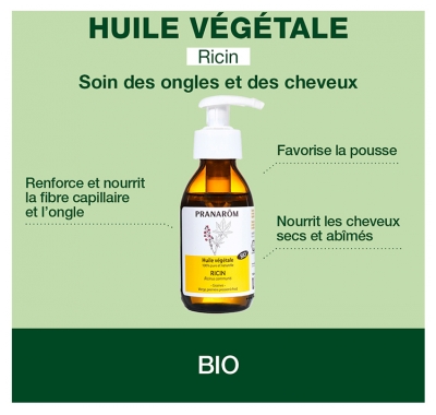 Pranarôm Huile Végétale Ricin Bio 100 ml