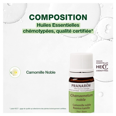 Pranarôm Huile Essentielle Camomille Noble (Chamaemelum nobile) 5 ml