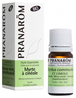 Pranarôm Æterisk Olie Myrtle med Cineol (Myrtus communis CT cineol) Økologisk 5 ml