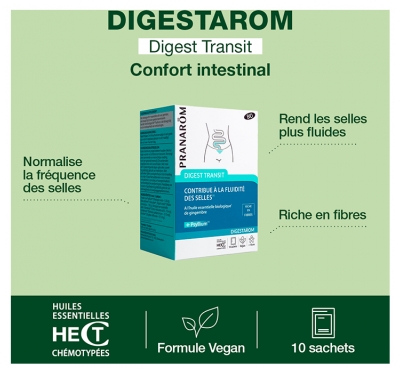 Pranarôm Digest Transit Bio 10 Sachets