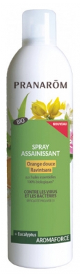 Pranarôm Aromaforce Razkuževalni razpršilec Sladka pomaranča Ravintsara Bio 400 ml