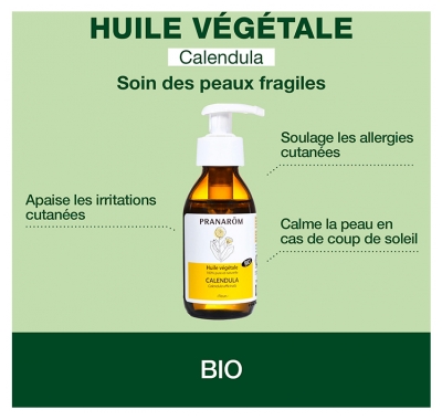 Pranarôm Huile Végétale Calendula Bio 100 ml