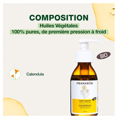 Pranarôm Huile Végétale Calendula Bio 100 ml