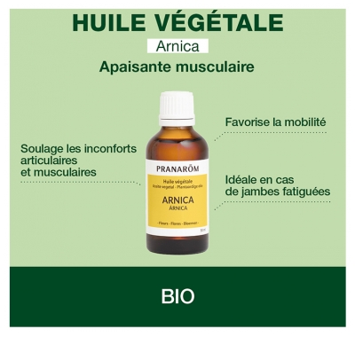 Pranarôm Huile Végétale Arnica Bio 50 ml