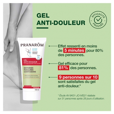Pranarôm Aromalgic Gel Anti-Douleur Entorses Foulures Contusions 100 ml