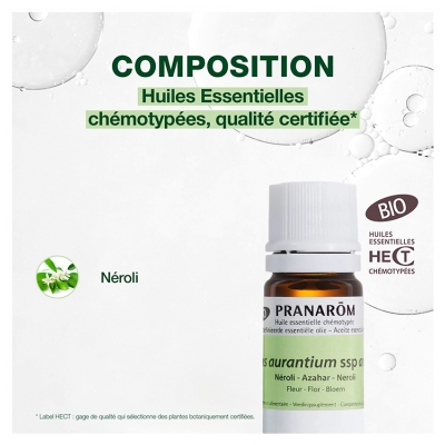 Pranarôm Huile Essentielle Néroli (Citrus aurantium ssp amara) Bio 5 ml