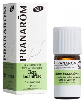 Pranarôm Aceite Esencial Bio Cistus Ladanifère (Cistus ladaniferus) 5 ml