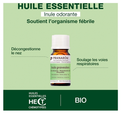 Pranarôm Huile Essentielle Inule Odorante (Inula graveolens) Bio 5 ml