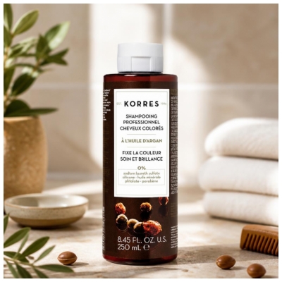 Korres Shampoing Professionnel Cheveux Colorés 250 ml