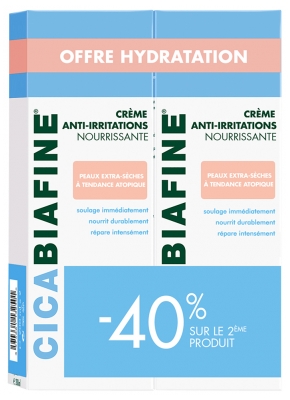 CicaBiafine Nährende Anti-Reizung Creme Packung von 2 x 200 ml