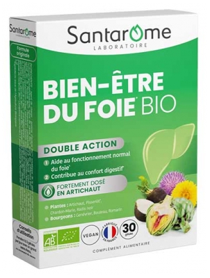 Santarome Bio Bem-Estar do Fígado Bio 30 Cápsulas