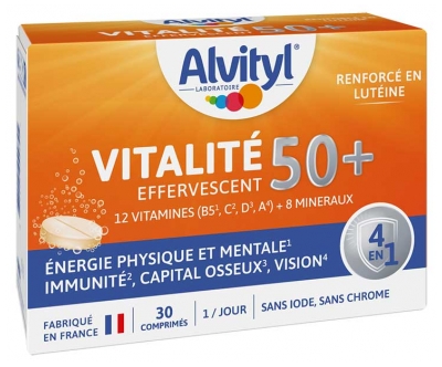 Alvityl Vitalité 50+ 30 Tabletek Musujących