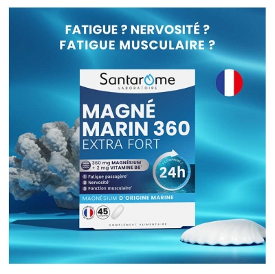 Santarome Magné Marin 360 Extra Fort 45 Comprimés