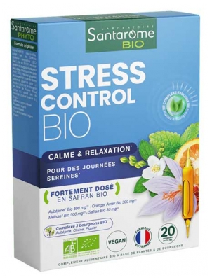 Santarome Stress Controle Organisch 20 Flesjes