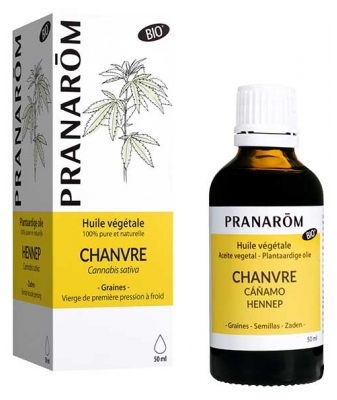 Pranarôm Huile Végétale Chanvre Bio 50 ml