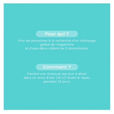 Santarome Bio Détox Bio 20 Ampoules